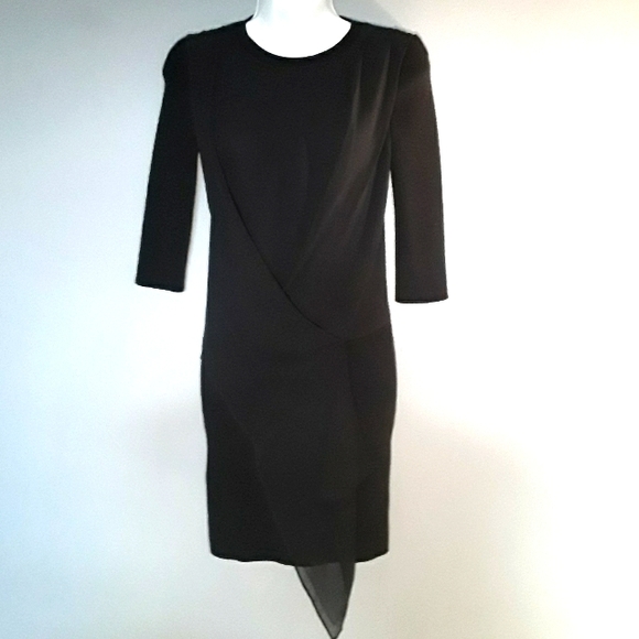 All Saints Kafa Black Wool Sweater Dress, S - Picture 3 of 6